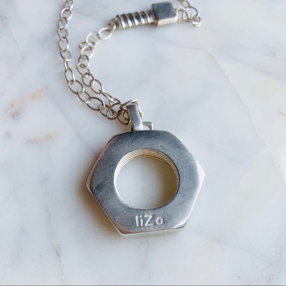 Liza Schwartz Nut and Bolt Necklace - Picture 6 of 10